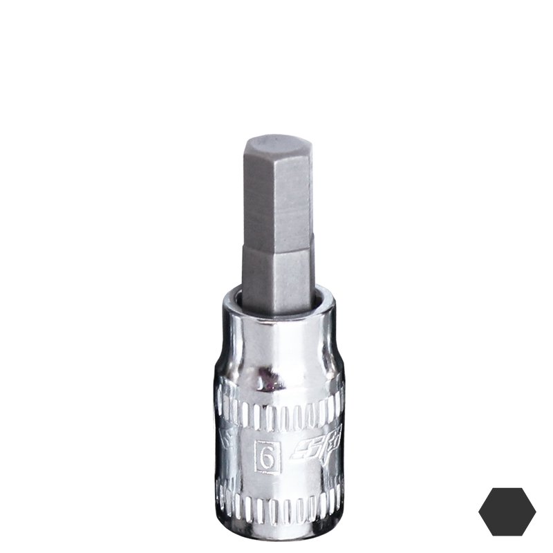 SP Tools Socket 1/4"Dr Inhex 4mm SP21204
