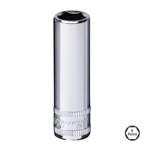 SP Tools 1/4" Drive Deep Socket - 6pt Metric - Individual