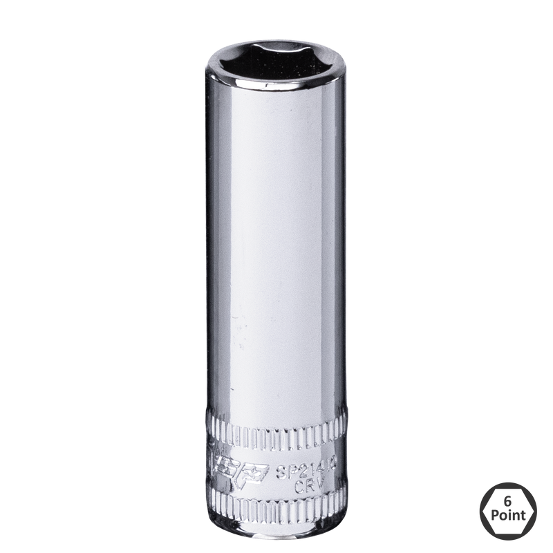 SP Tools Socket Deep 1/4"Dr 6Pt Metric 11mm SP21411