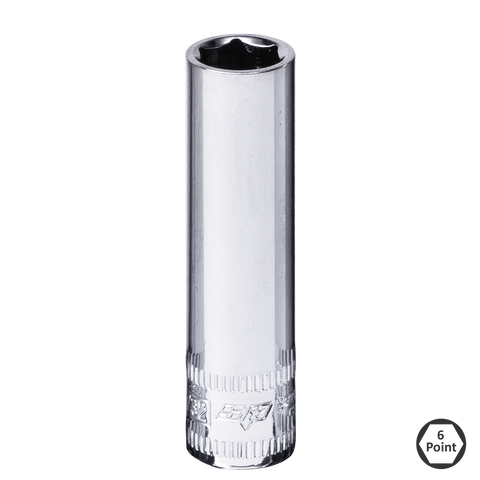 SP Tools 1/4" Drive Deep Socket - 6pt SAE - Individual