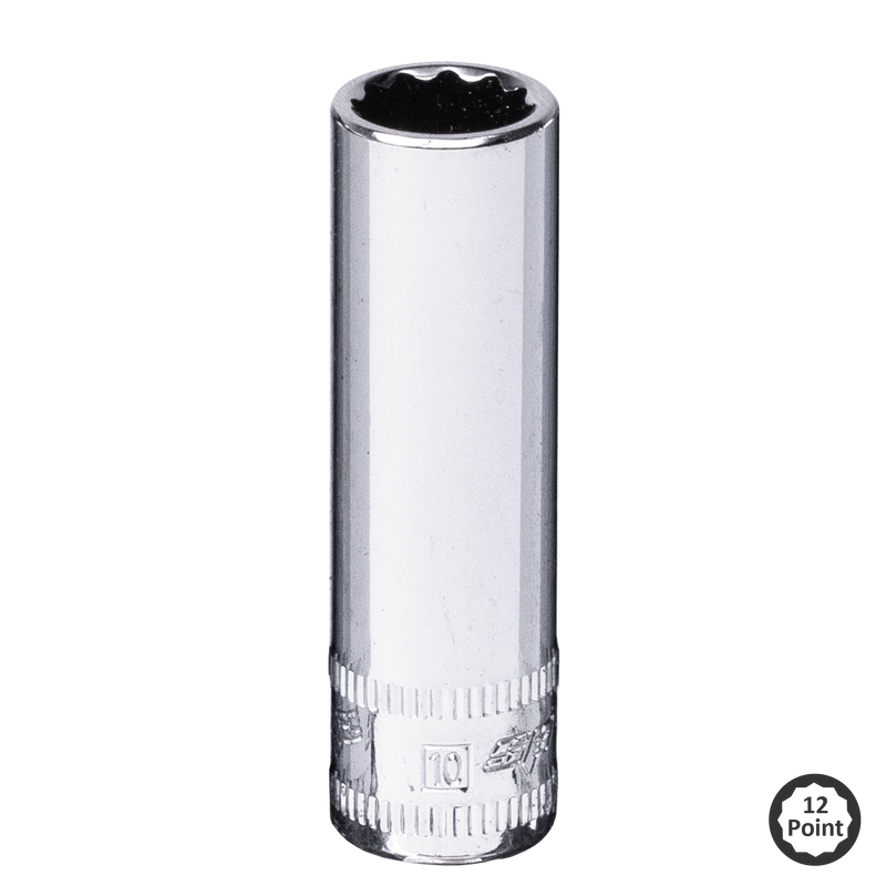 SP Tools Socket Deep 1/4"Dr 12Pt Metric 5mm SP21605