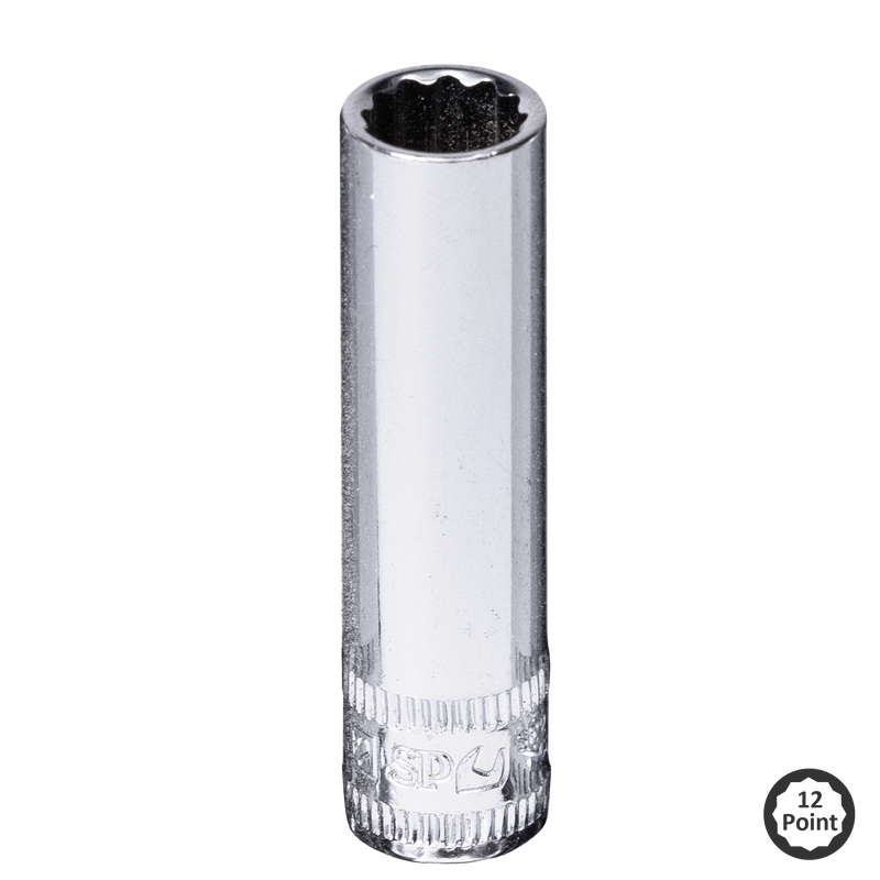 SP Tools Socket Deep 1/4"Dr 12Pt SAE 1/2" SP21659
