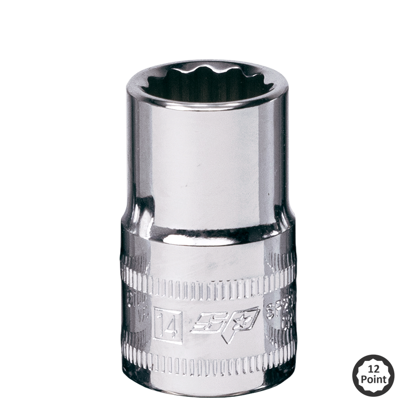 SP Tools Socket 3/8"Dr 12Pt Metric 18mm SP22018