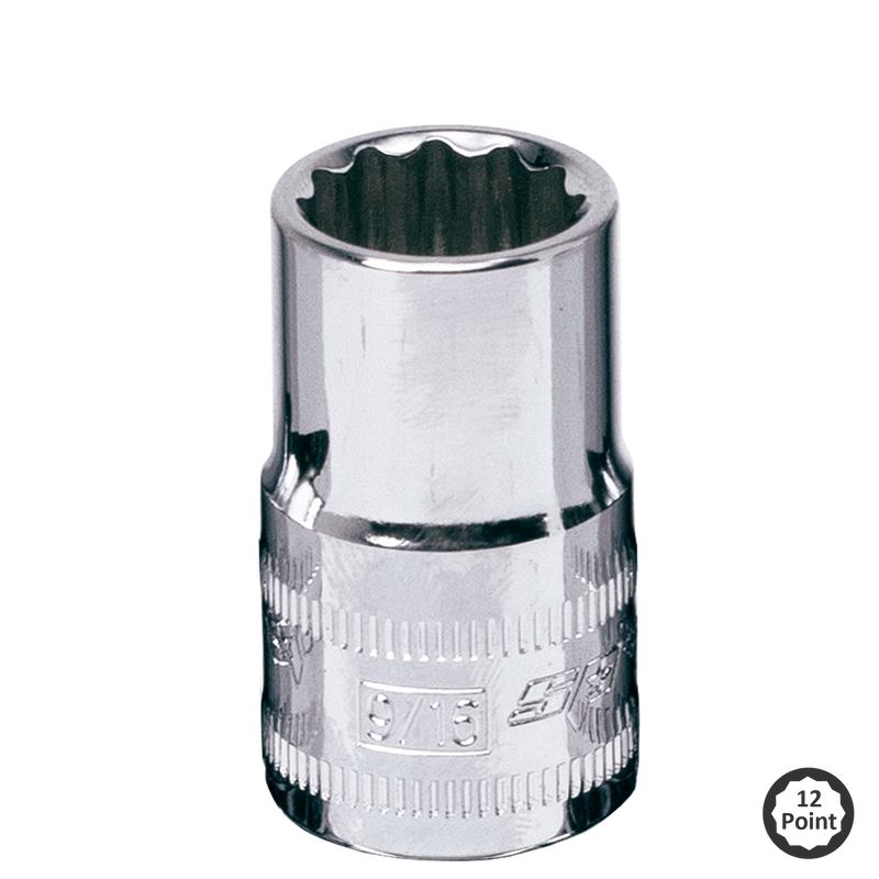 SP Tools 3/8" Drive Socket - 12pt SAE - Individual