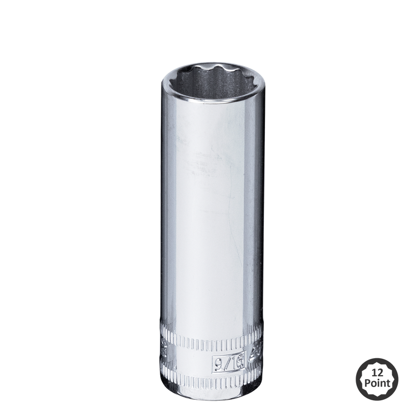 SP Tools 3/8" Drive Deep Socket -12pt SAE - Individual
