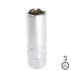 SP Tools 3/8" Drive Magnetic Spark Plug Socket - 6pt Metric - Individual - 16mm