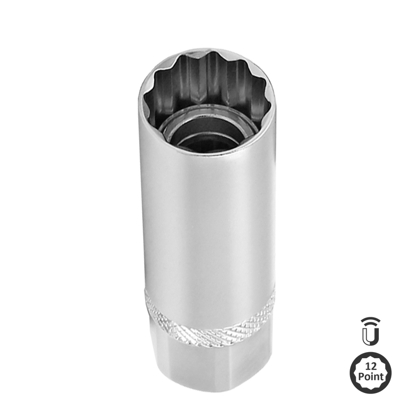 SP Tools 3/8" Drive Magnetic Spark Plug Socket - 12pt Metric - Individual, Size: 16mm