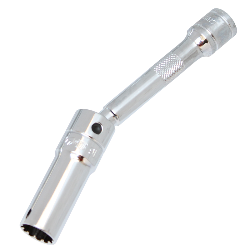 SP Tools 3/8" Drive Magnetic Spark Plug Spline Socket - Individual, Size: 14mm
