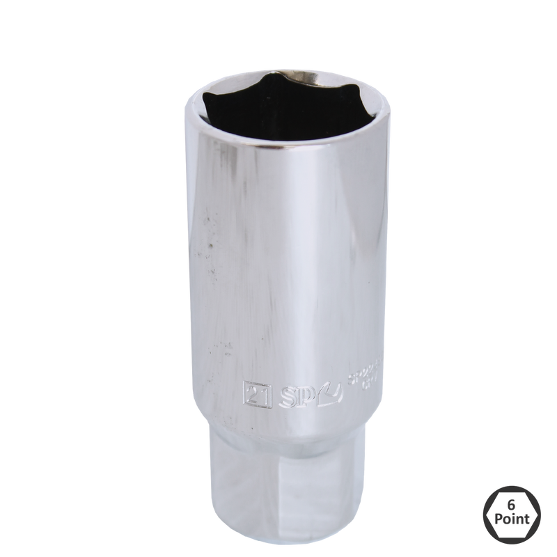 SP Tools 3/8" Drive Spark Plug Socket - 6pt Metric - Individual, Size: 16mm