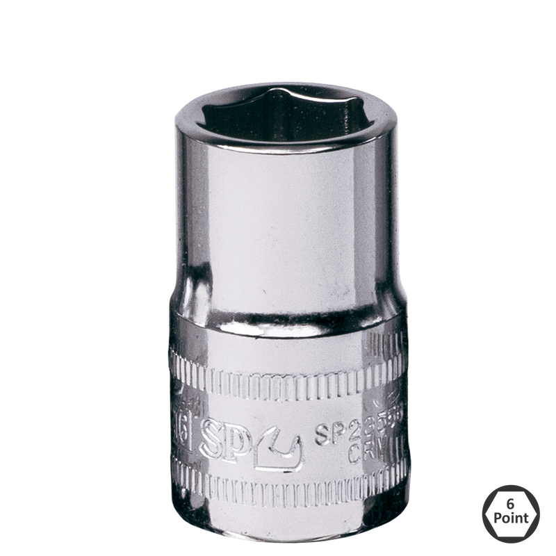 SP Tools 3/8" Drive Socket - 6pt SAE - Individual, Size: 7/8"