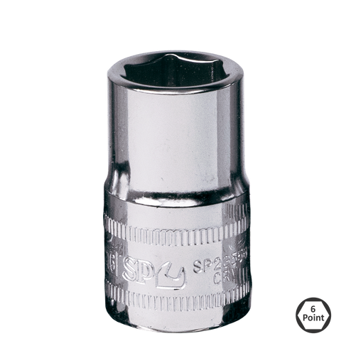 SP Tools 3/8" Drive Socket - 6pt SAE - Individual, Size: 7/8"
