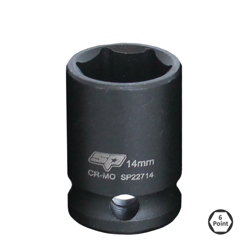 SP Tools 3/8" Drive Impact Socket - 6pt Metric - Individual