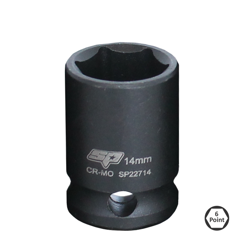 SP Tools Socket Impact 3/8"Dr 6Pt Metric 15mm SP22715
