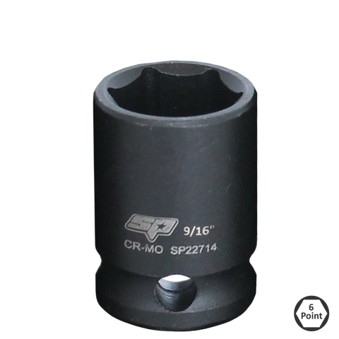 SP Tools 3/8" Drive Impact Socket - 6pt SAE - Individual