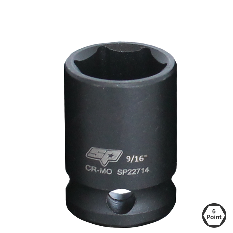 SP Tools Socket Impact 3/8"Dr 6Pt SAE 5/8" SP22757