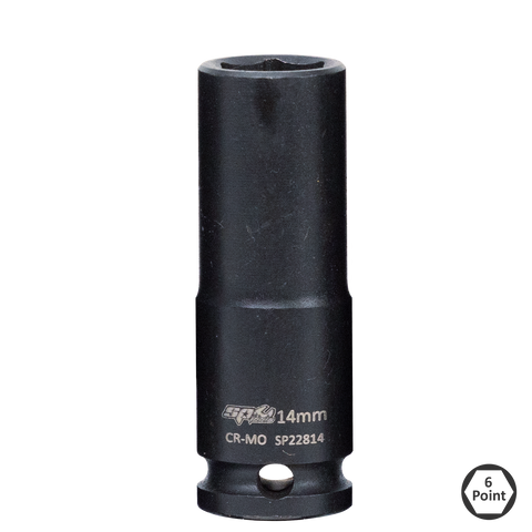 SP Tools 3/8" Drive Deep Impact Socket - 6pt Metric - Individual