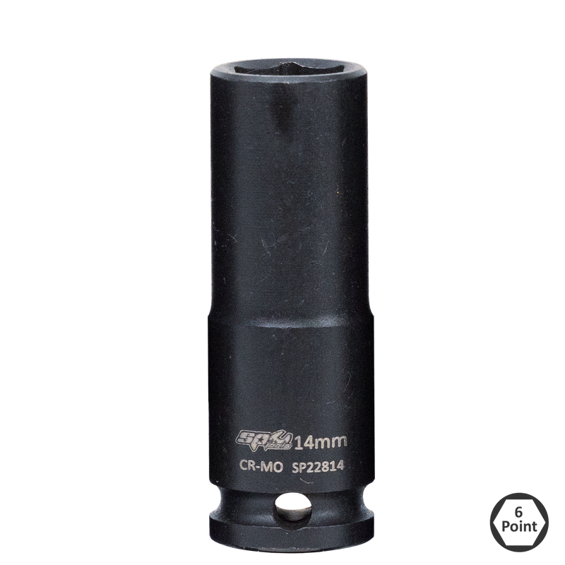 SP Tools 3/8" Drive Deep Impact Socket - 6pt Metric - Individual