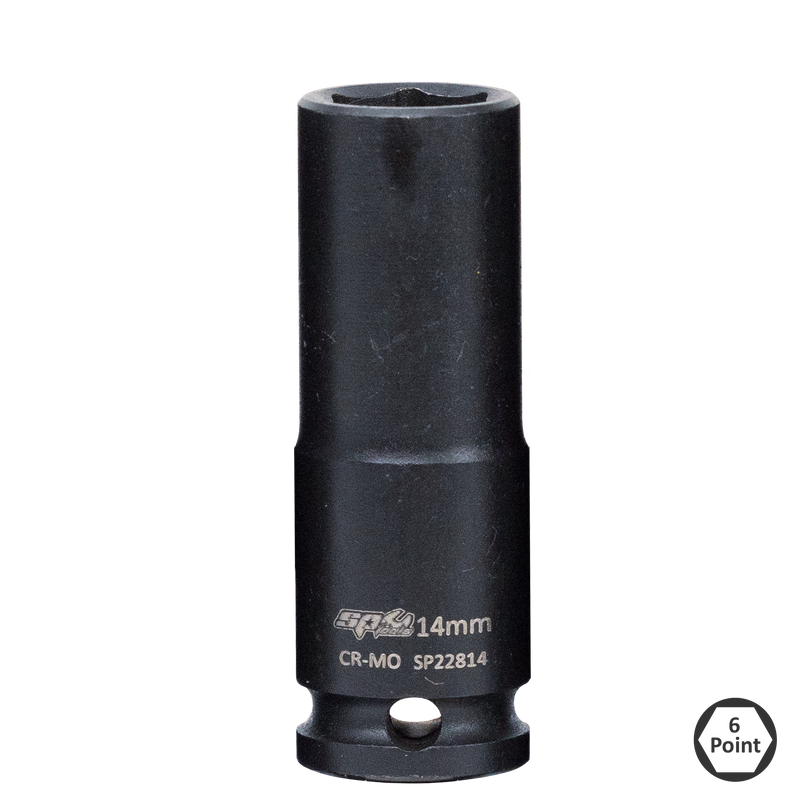 SP Tools Socket Impact 3/8"Dr 6Pt Deep Metric 13mm SP22813