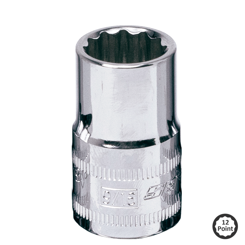 SP Tools 1/2" Drive Socket - 12pt SAE - Individual, Size: 3/4"