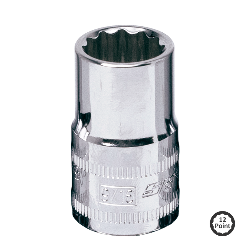 SP Tools Socket 1/2"Dr 12Pt SAE 9/16" SP23056