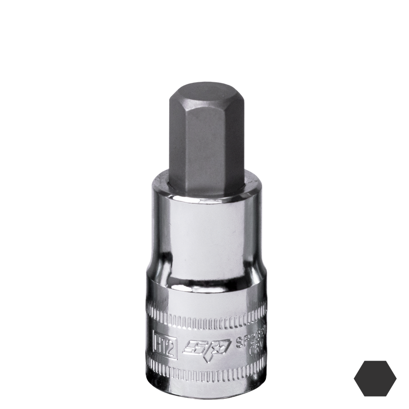 SP Tools 1/2" Drive Inhex Socket - Metric - 55mm Short - Individual