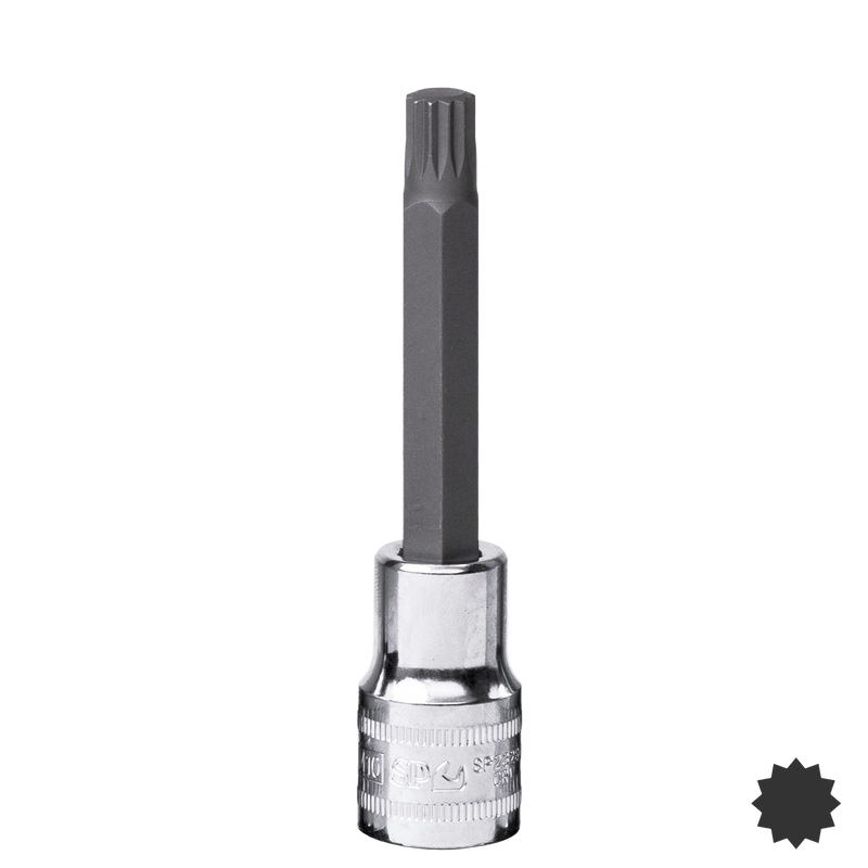 SP Tools 1/2" Drive Spline Socket - Metric - Individual, Size: 12mm