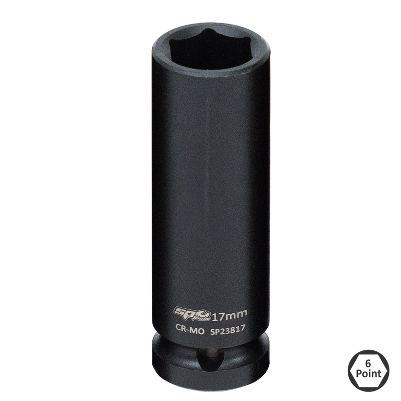 SP Tools Socket Impact 1/2Dr 6Pt Deep Metric 34mm SP23834