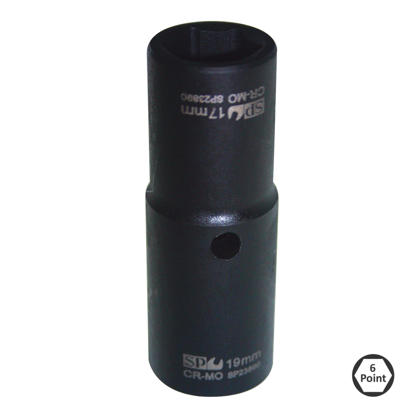 SP Tools 1/2" Drive Flip Impact Socket - Metric - Individual