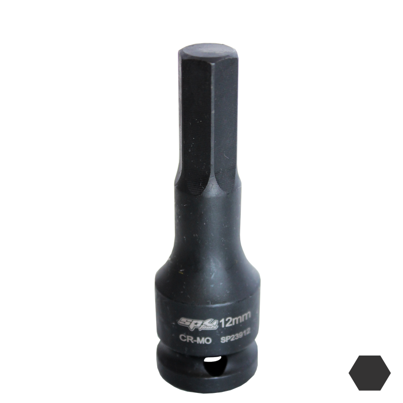 SP Tools 1/2" Drive Inhex Impact Socket - Metric - Individual, Size: 4mm