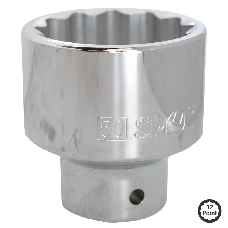 SP Tools 3/4" Drive Socket -12pt Metric - Individual, Size: 55mm