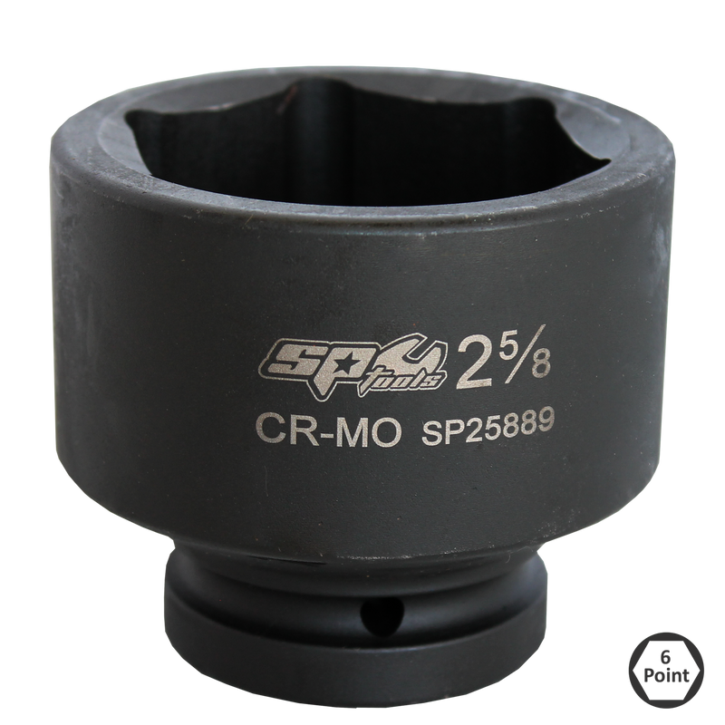 SP Tools 1" Drive Impact Socket - 6pt SAE - Individual