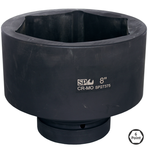 SP Tools 2-1/2" Drive Deep Impact Socket - 6pt SAE - Individual