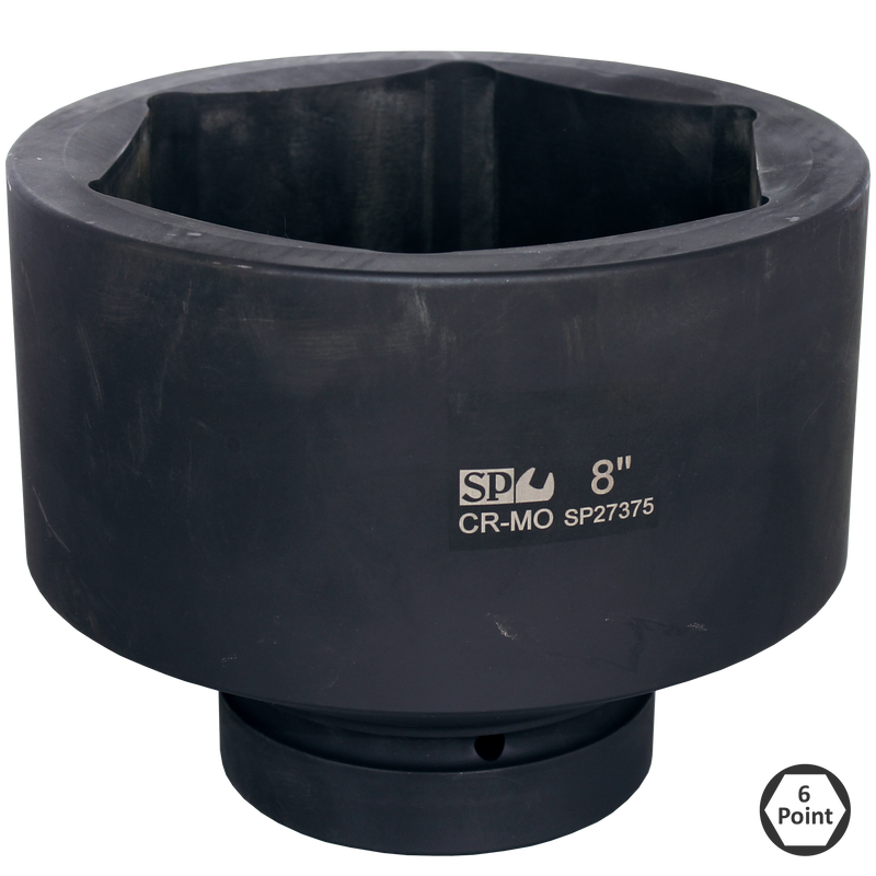 SP Tools Socket Impact 2-1/2"Dr 6Pt SAE 3-1/8" SP27297