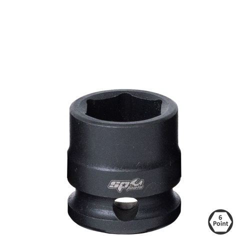SP Tools 3/8" Drive Stubby Impact Socket - 6pt Metric - Individual