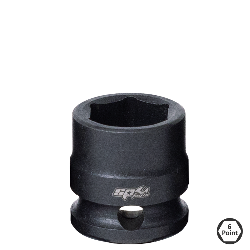 SP Tools 3/8" Drive Stubby Impact Socket - 6pt Metric - Individual
