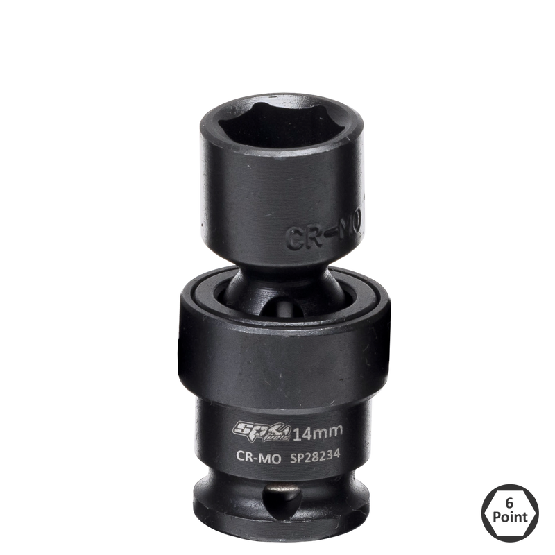 SP Tools Socket Impact Swivel 3/8Dr 6Pt 16mm SP28236