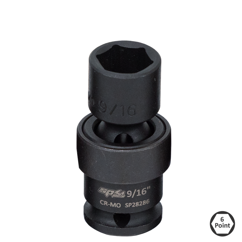 SP Tools Socket Impact Swivel 3/8Dr 6Pt 1/2" SP28285