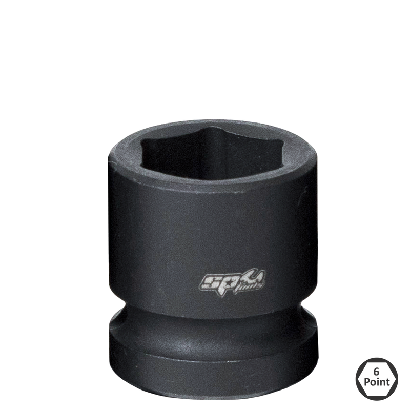 SP Tools Socket Impact Stubby Metric 1/2"Dr 6Pt 16mm