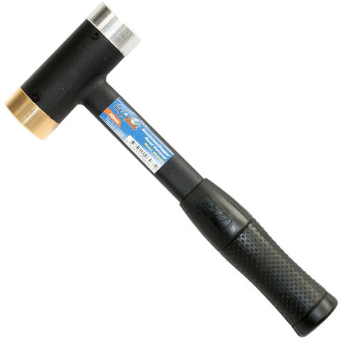 SP Tools Dual Head Hammer - Aluminium & Brass - Steel Handle - 50mm