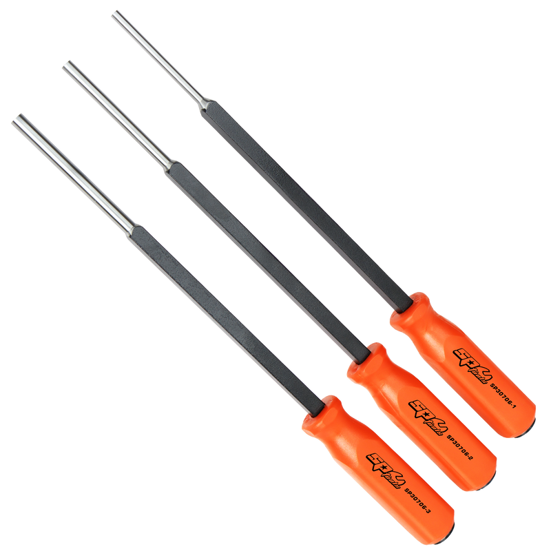 SP Tools 3pc Extended Reach Pin Punch Set SP30706