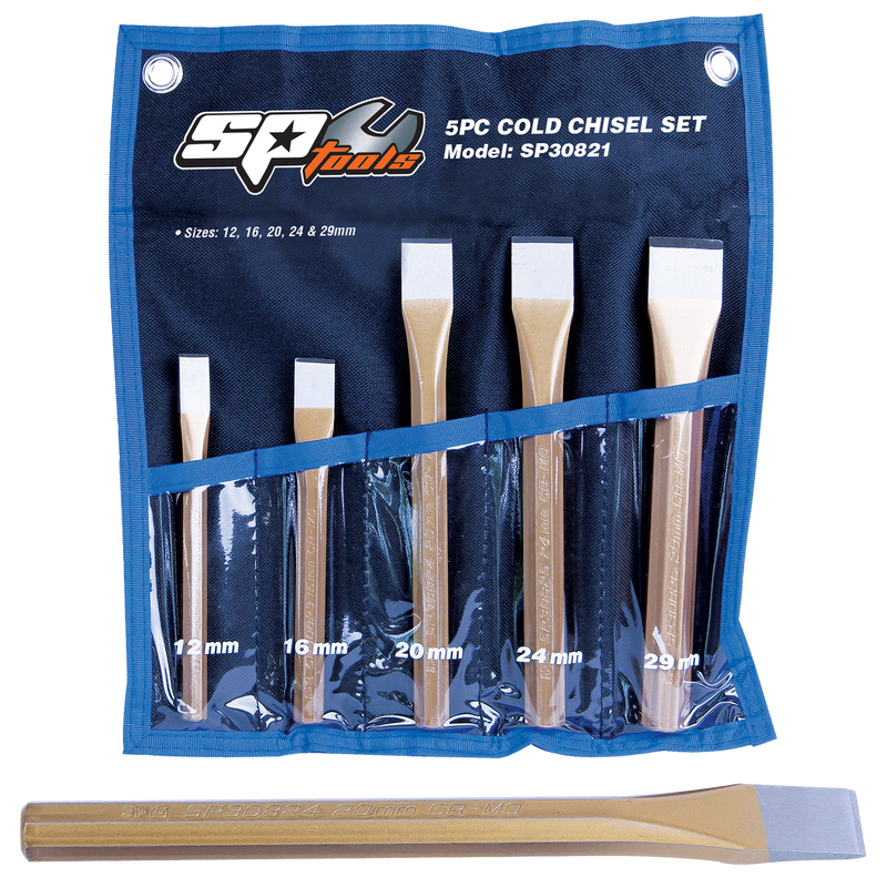 SP Tools SP30821 Cold Chisel Set - 5pc