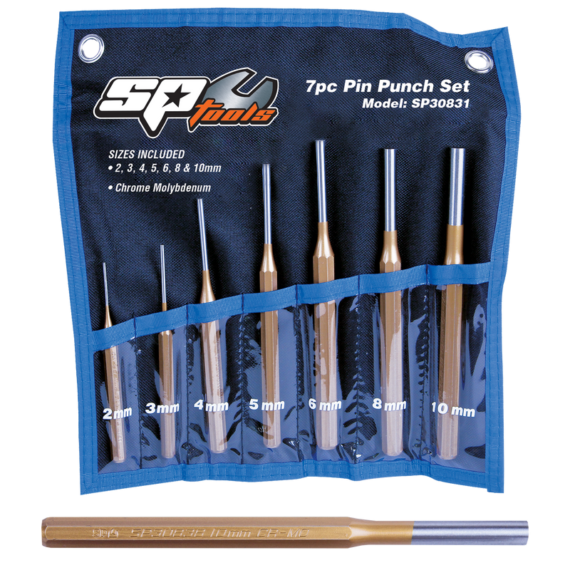 SP Tools Pin Punch Set - 7pc