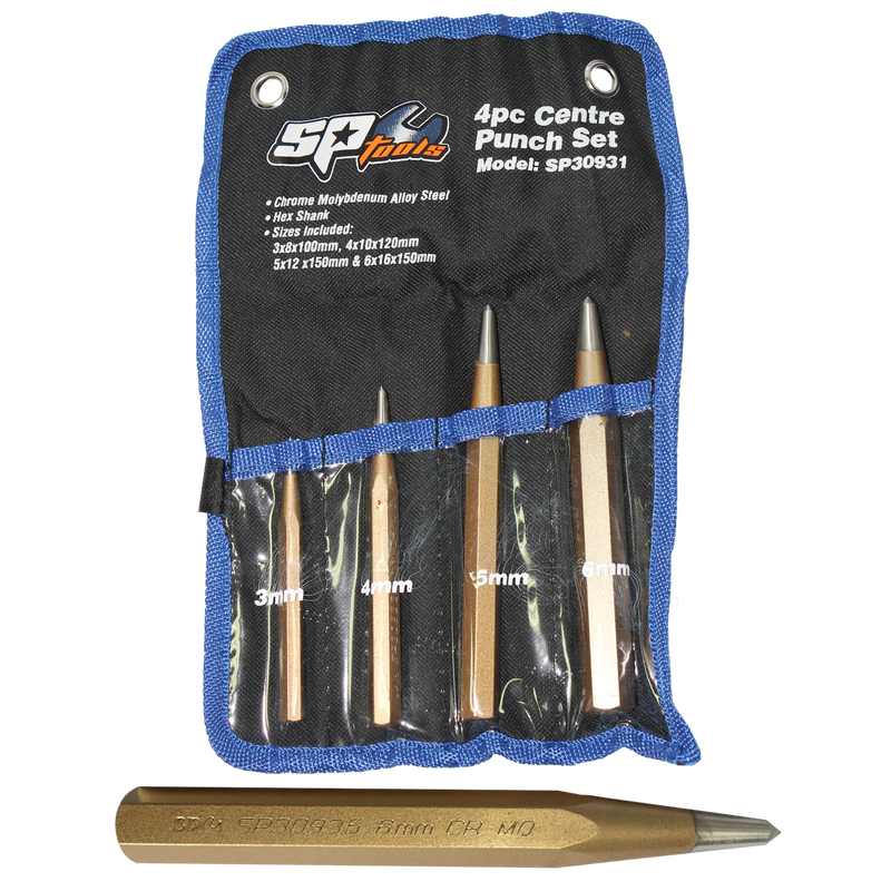 SP Tools Centre Punch Set - 4pc
