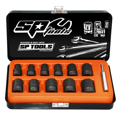 SP Tools 3/8" Drive Impact Socket Set - Twist - 12pc