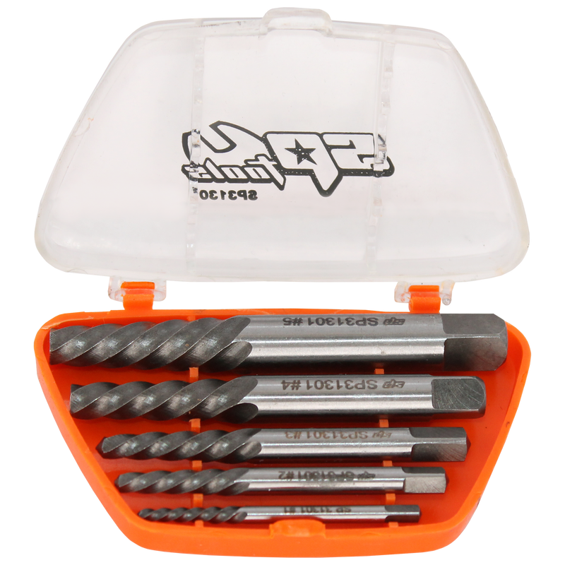 SP Tools Screw Extractor Set Spiral Type 5Pk SP31301
