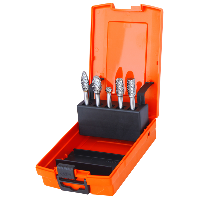 SP Tools SP31380-XPX Tungsten Carbide Burr Set - 5pc