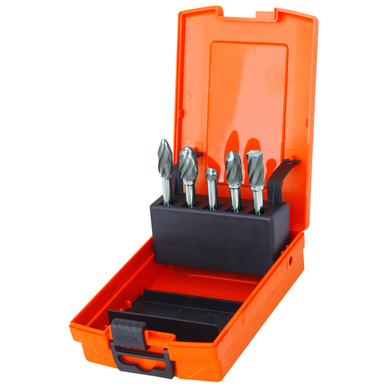 SP Tools Tungsten Carbide Burr Set - Aluminium - 5pc