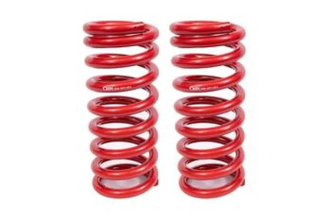 BMR Suspension 3in Drop Small Block Front Lowering Springs - Red (Camaro/Firebird 67-69)