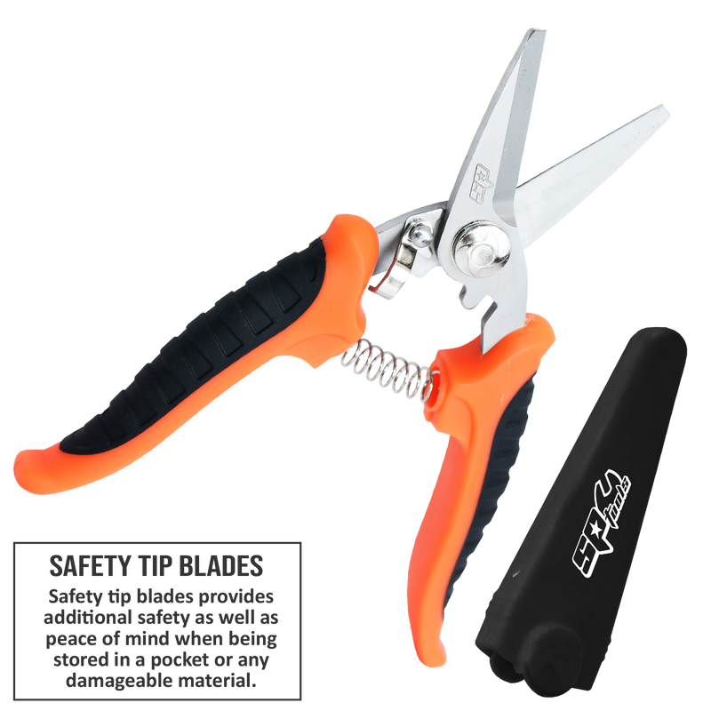 SP Tools Snip Industrial SP Shears/Scissors 180mm 7" Safe