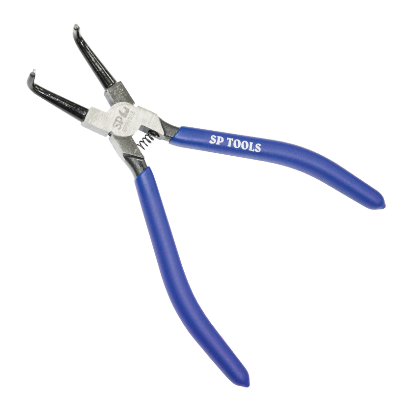 SP Tools Circlip Pliers 140mm Bent External SP32313